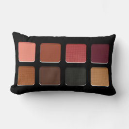 Modern Feminine Mörk Warm Brown Makeup Pallete Lumbarkudde