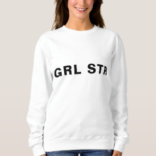Modern Feministisk Tjej Kraft Djärv GRL PWR Stil T Shirt