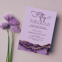 Modern femtio och Fabulous Lila Guld Agate