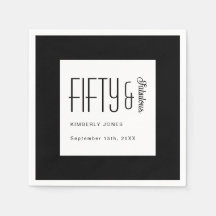 Modern femtio och fantastisk djärv 50-årsfest