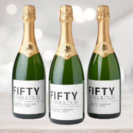 Modern femtio och fantastisk fet 50-årsfest