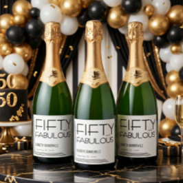 Modern femtio och fantastisk fet 50-årsfest