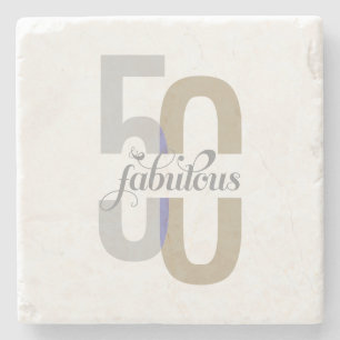 Modern femtio- och femtiodagars Elegant Stenunderlägg