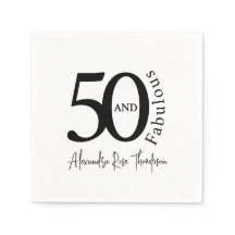 Modern femtioårsfest och fantastisk 50-årsdagskala