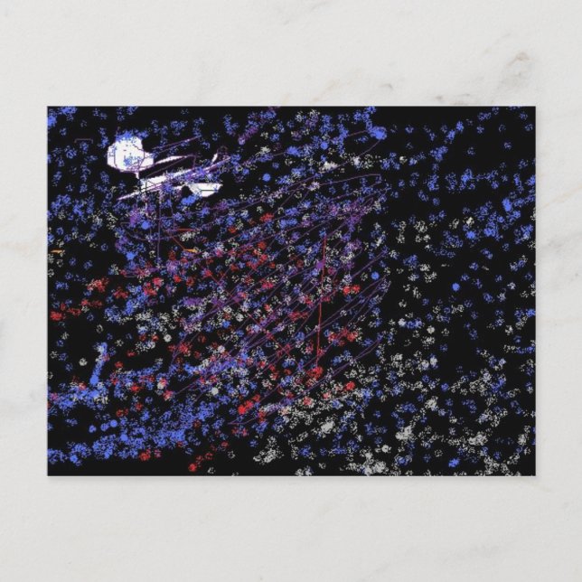 "Modern Festivity" Vykort (Framsida)