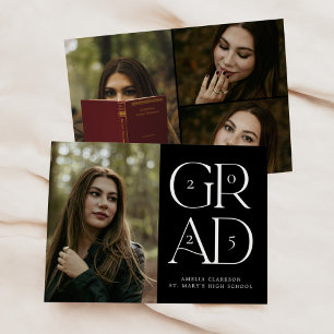 Modern fet grad 4 foto personlig kort