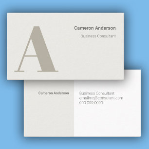 Modern fet minimal Professionell Visitkort
