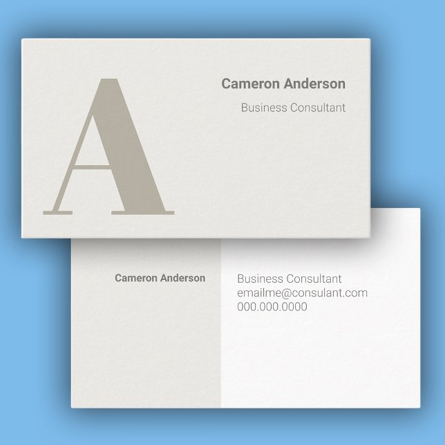 Modern fet minimal Professionell Visitkort (Modern Bold Minimal Professional Business Card)