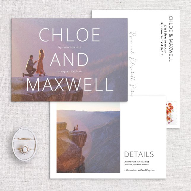 Modern fet Namn - Spara datum Datumet (Skapare uppladdad)