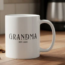 Modern fet stil etablerad mormor