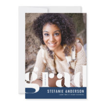 Modern fet stil typsnitt Blå Foto Examen