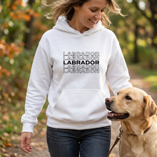 Modern fet stilren Labrador-typografi grafik T Shirt