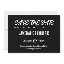 Modern fet svart och vitt skript