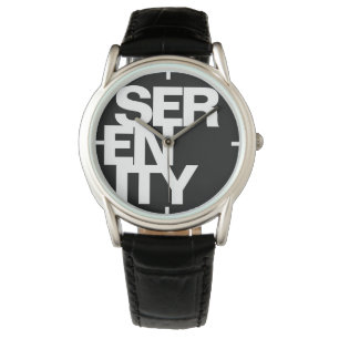 Modern fet teckensnittstyp, enkel, svart, vanlig armbandsur