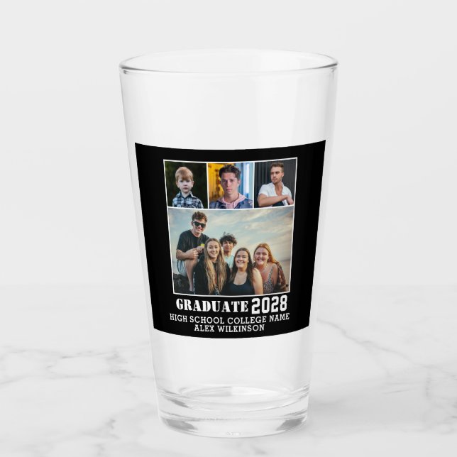 Modern fetstil 4 Fotokollage Studenten Glaskopp (Framsida)