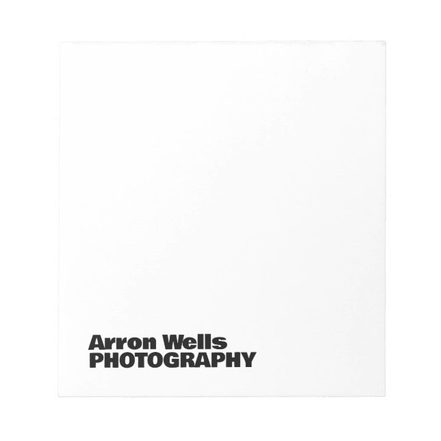 Modern fetstil anteckningsblock (Framsida)