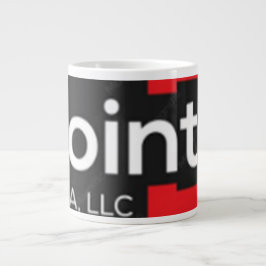 Modern fetstil Corporate Logotyp Kaffe Mugg Jumbo Mugg