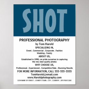 Modern fetstil, foto, fotouthyrning poster