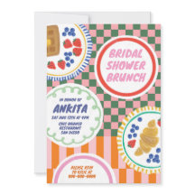 Modern fetstil och färgstark Möhippa Brunch