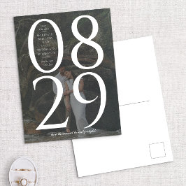 Modern fetstil - Spara för bakgrunden till stora d Meddelande Vykort