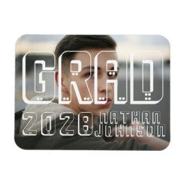 Modern fetstil, Studenten-foto Magnet