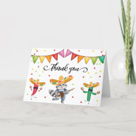 Modern Fiesta Taco "Bout A Baby Cactus Baby Shower Tack Kort