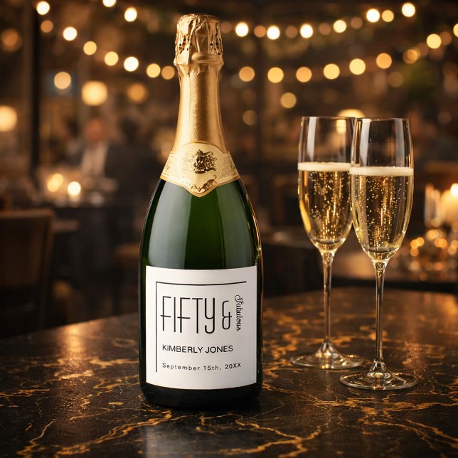 Modern Fifty and Fabulous Bold 50th Birthday Party (Skapare uppladdad)