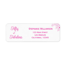 Modern Fifty and Fabulous Party