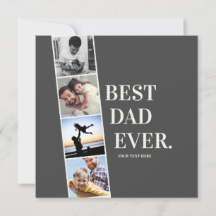 Modern filmremsa med bästa Pappa någonsin, fotosam