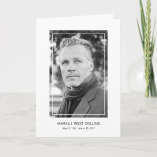 Modern Firande Photo Memorial Program