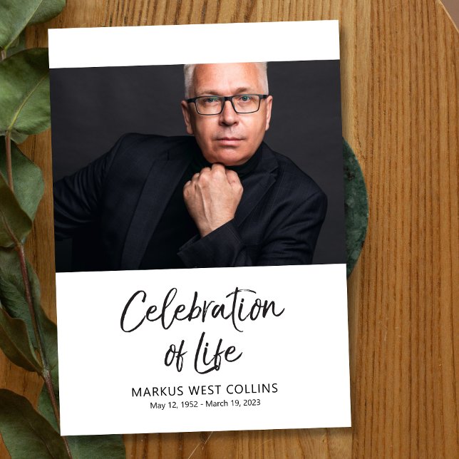 Modern Firande Photo Memorial Program (Skapare uppladdad)