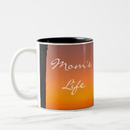 Modern First Mother’s Day Mug - Sunset Två-Tonad Mugg
