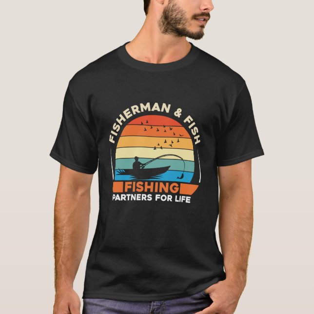 Modern Fishing T-Shirt (Framsida)