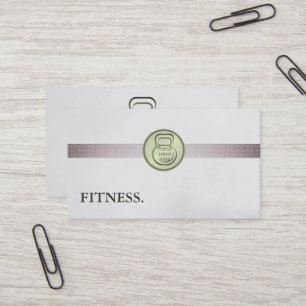 Modern Fitness Personal Trainer Visitkort