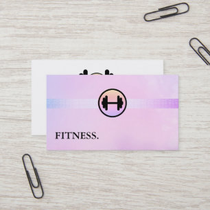 Modern Fitness Personal Trainer Visitkort