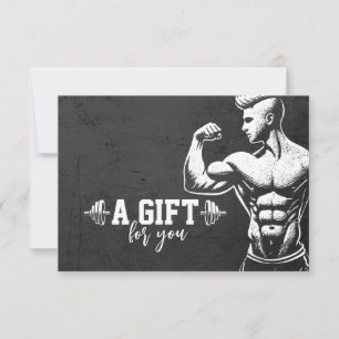 Modern Fitness Trainer Bodybuilding Gym Instructor