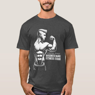 Modern Fitness Trainer Bodybuilding Gym Instructor T Shirt