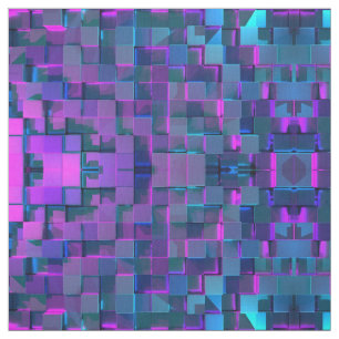 Modern, flerdimensionellt geometriskt mönster tyg