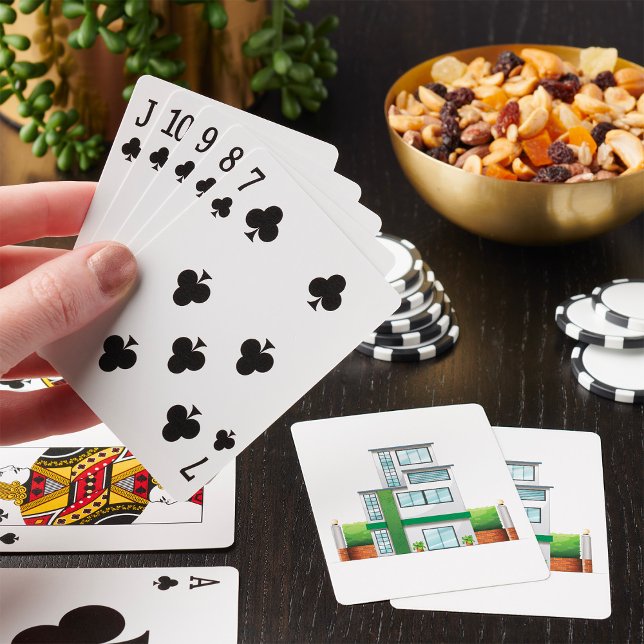 Modern Flerfamiljshus Modern Hem Casinokort (Skapare uppladdad)