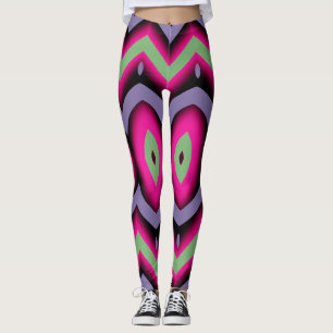 Modern flerfärgad trendig "Ratti_Creative_Arts" Leggings