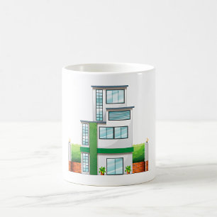 Modern Flerplanshus Modern Hem Kaffemugg