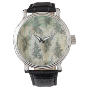 Modern Fleur de Lis Design Armbandsur