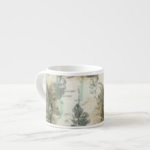 Modern Fleur de Lis Design Espressomugg