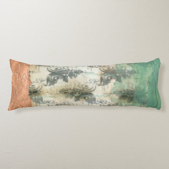 Modern Fleur De Lis Design Kroppskudde (Framsidan)