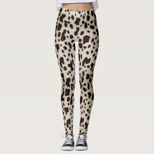 Modern Flickig Rodeo Ombre Ko Animaltryck Leggings