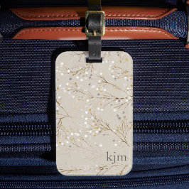 Modern Floral Bagagebricka