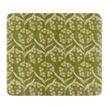 Modern Floral Pattern: White Umbel Flowers