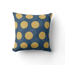Modern flotta och guld polka prickar