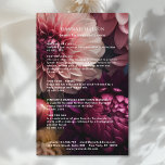 Modern Flower Salon Pricelist Flygblad<br><div class="desc">Custom Modern Floral Salon Price List Flyers.</div>