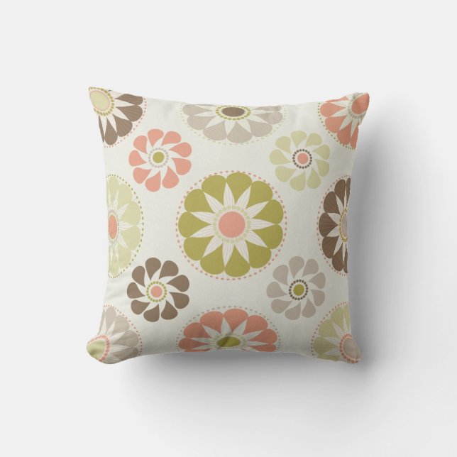 Modern Flowers American MOJO Pillow Kudde (Framsida)